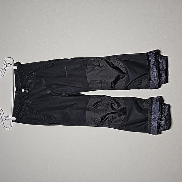 Arctix Youth Snow Pants M Charcoal Gray Insulated Ski Snowboard Outdoor Pockets - Picture 6 of 15